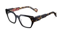 Eyeglasses frame Etnia Barcelona Woman CHROMA Nº19 51OBK BLACK51,1 - CHROMA Nº19 51OBK BLACK51,1